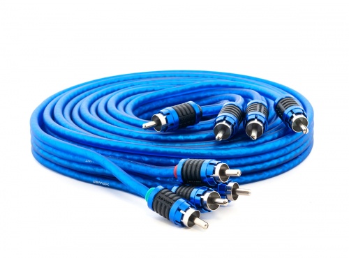 SWAT SIP-435 межблочный кабель 4RCA-4RCA, 3.5 метра фото 2