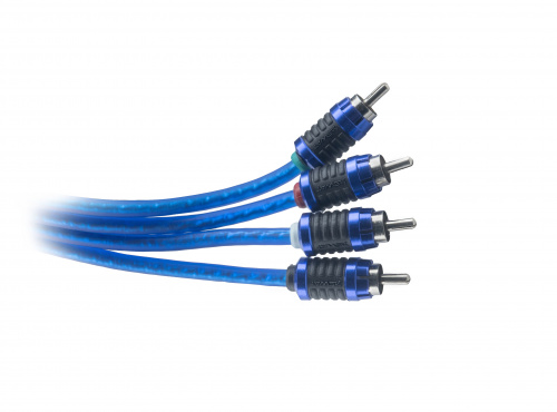 SWAT SIP-410 межблочный кабель 4RCA-4RCA, 1 метр фото 3